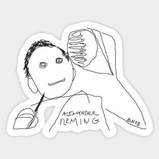 Alexander Fleming by BN18 Sticker